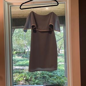 Bebe Strapless Light Blue Dress